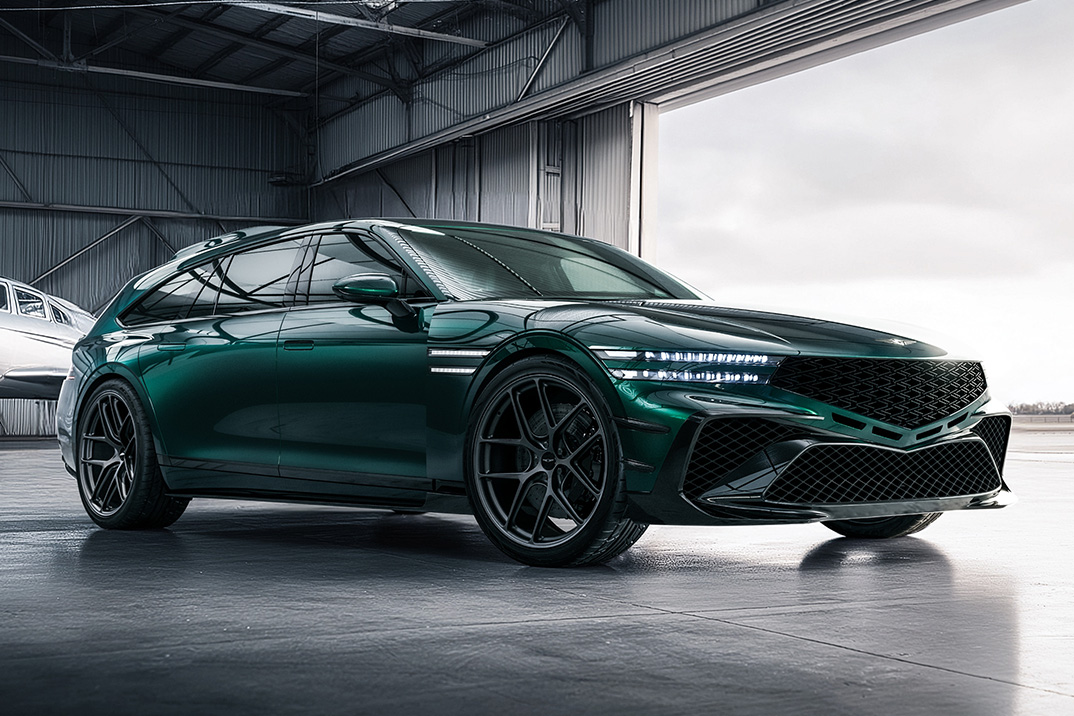 Genesis se torna verde com seu conceito Wingback G90 que transforma seu sedã carro-chefe em uma perua