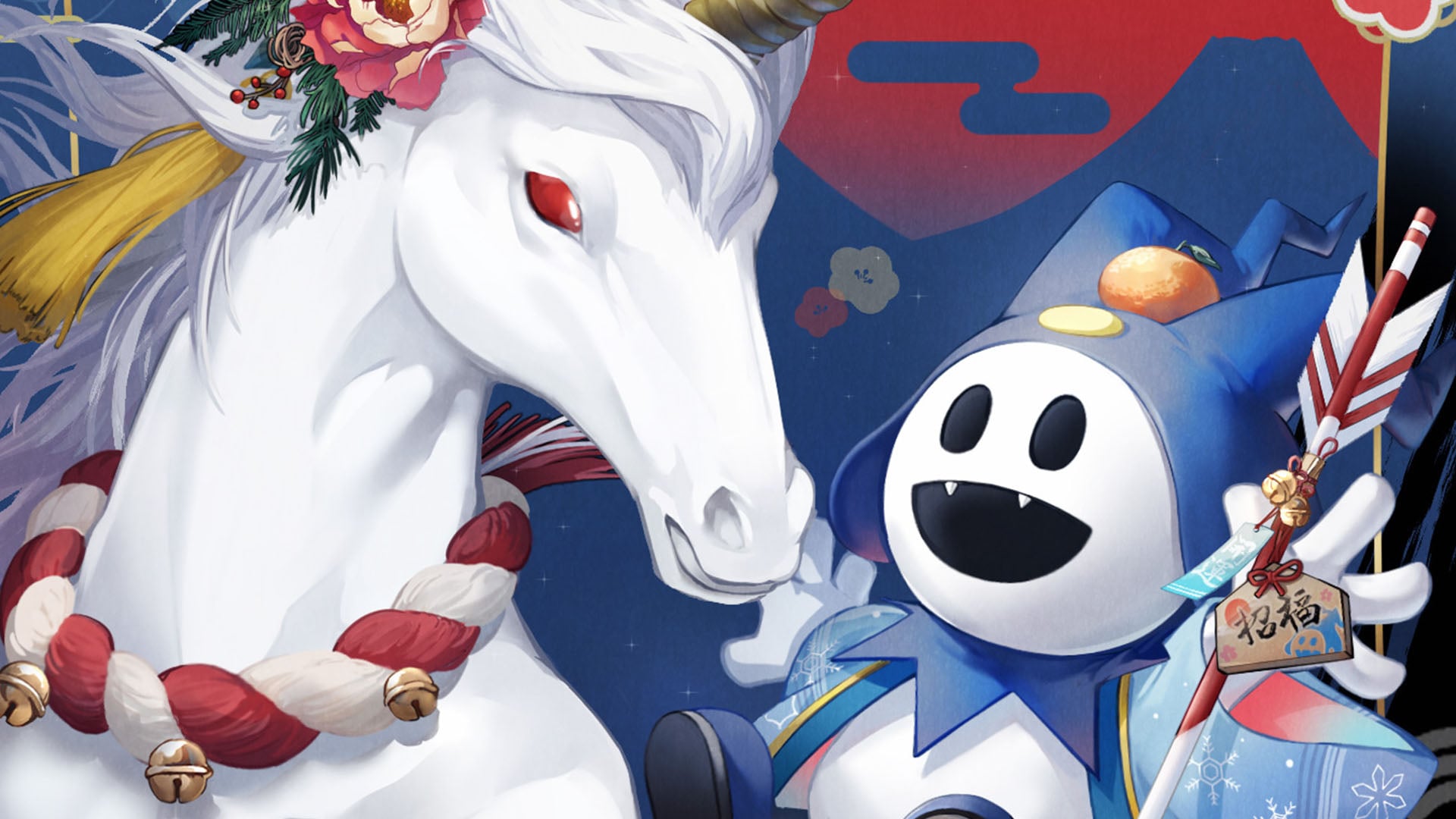 Cartões e mensagens do ano novo de 2026 da indústria de jogos