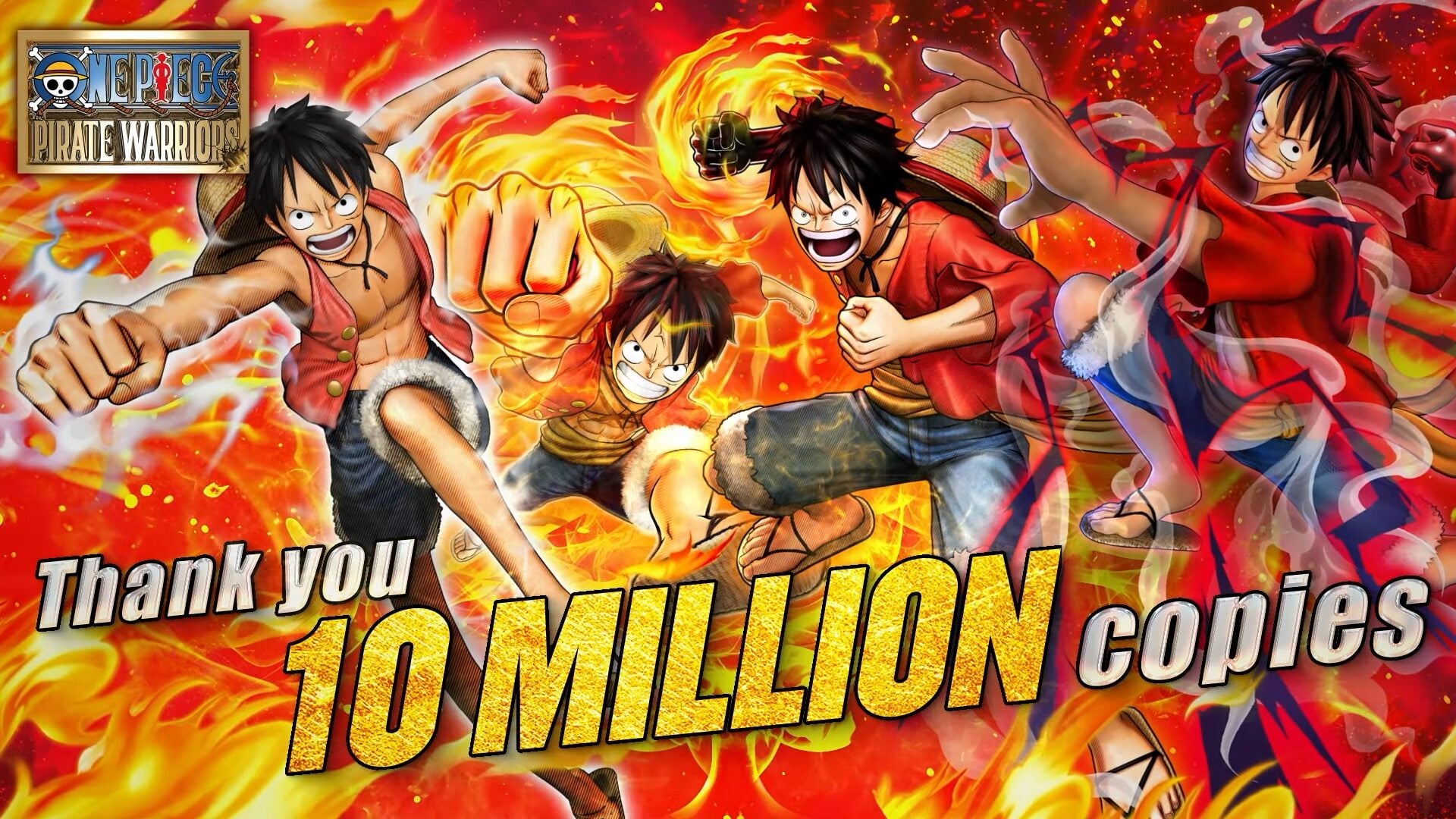 Vendas da série One Piece: Pirate Warriors ultrapassam 10 milhões