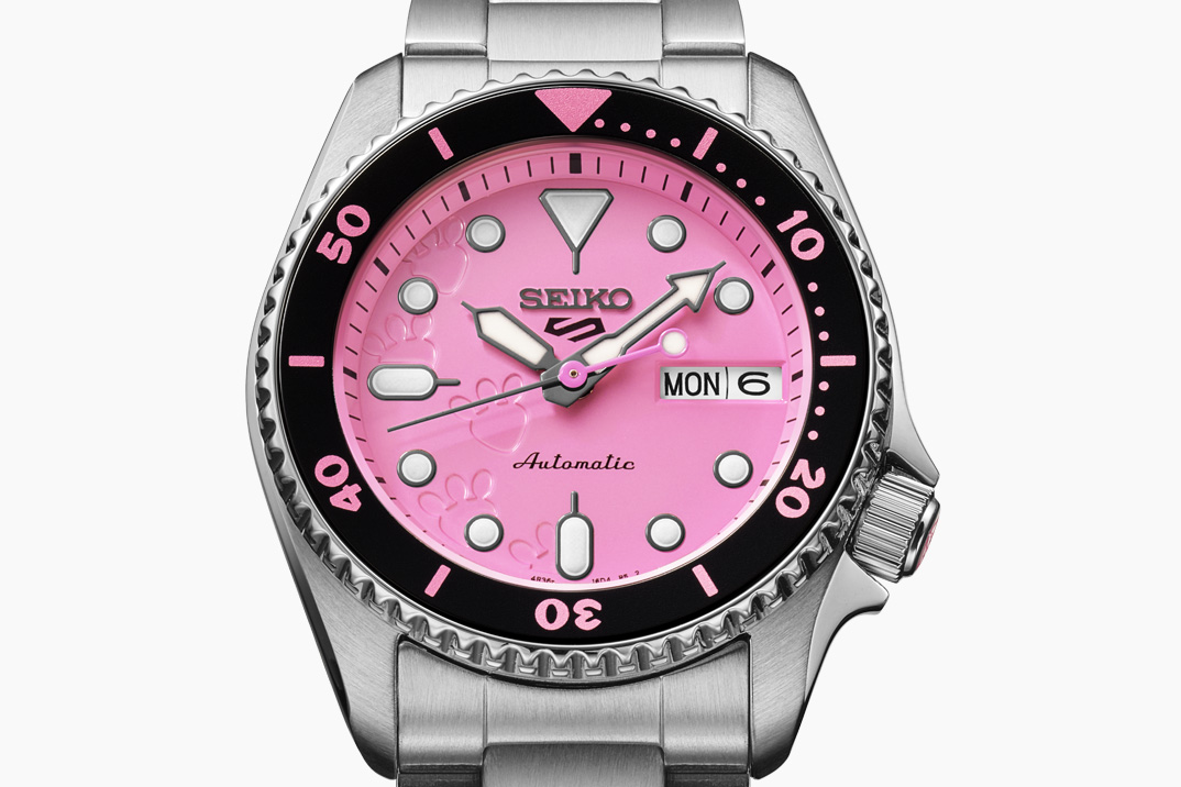 O Seiko 5 Sports Pink Panther SKX traz brincadeiras de desenhos animados para um caso favorito do culto