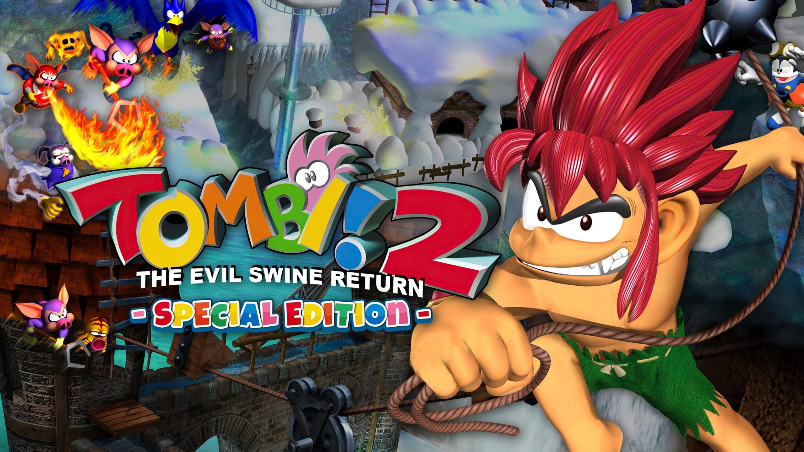 Tomba! 2: The Evil Swine Return Special Edition adiciona versão Switch 2, lança em 15 de dezembro