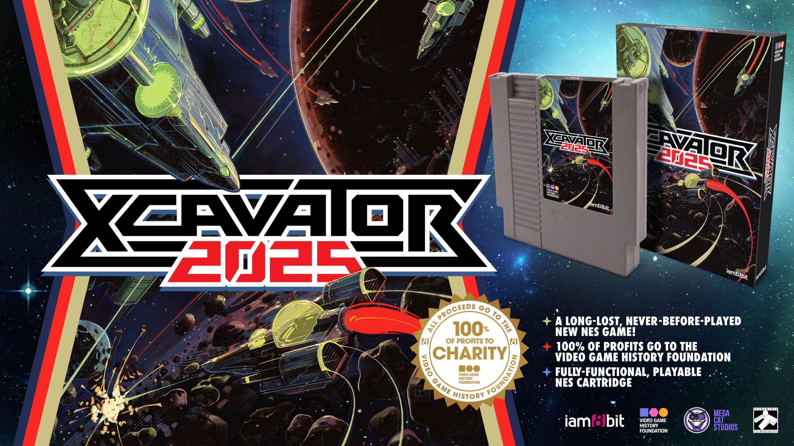 iam8bit, Video Game History Foundation e Mega Cat Studios se unem para trazer de volta o jogo perdido de NES, Xcavator