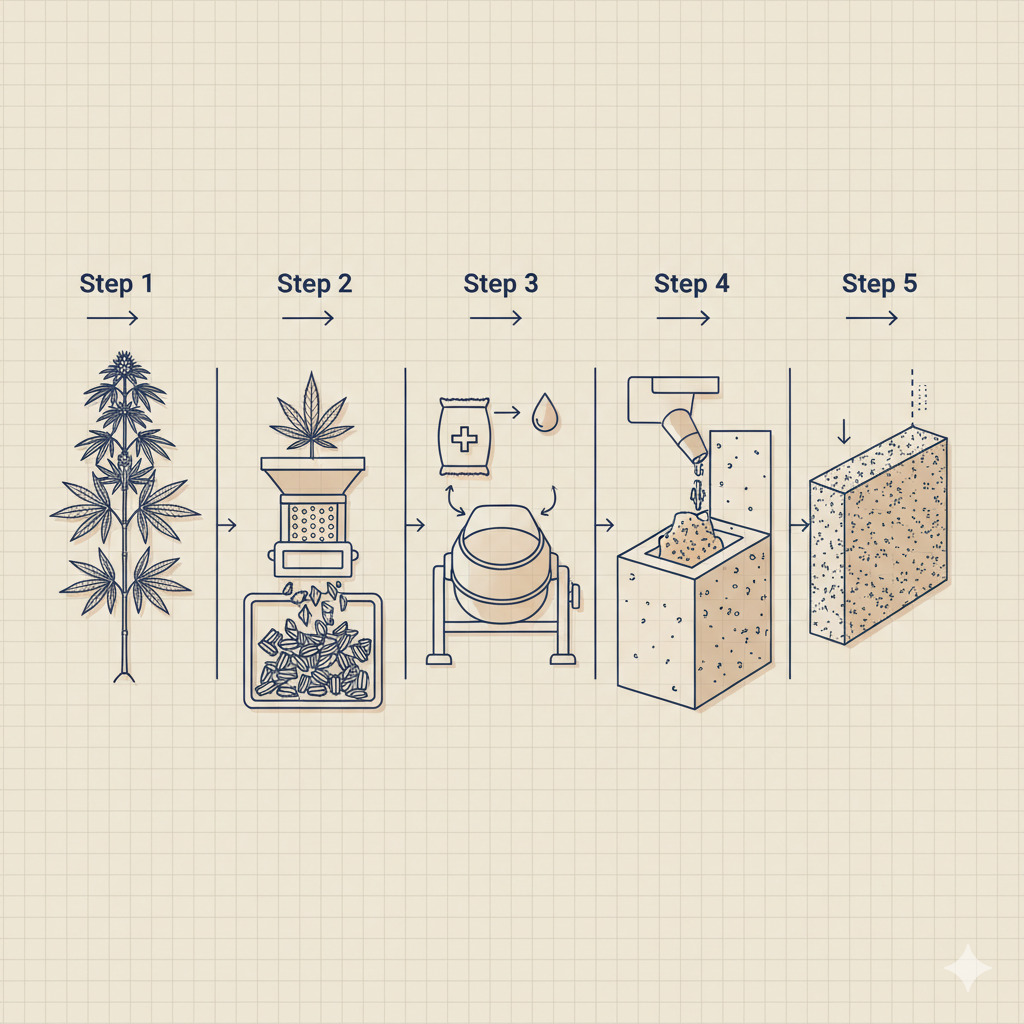 O passado, o presente e o futuro do cânhamo na construção