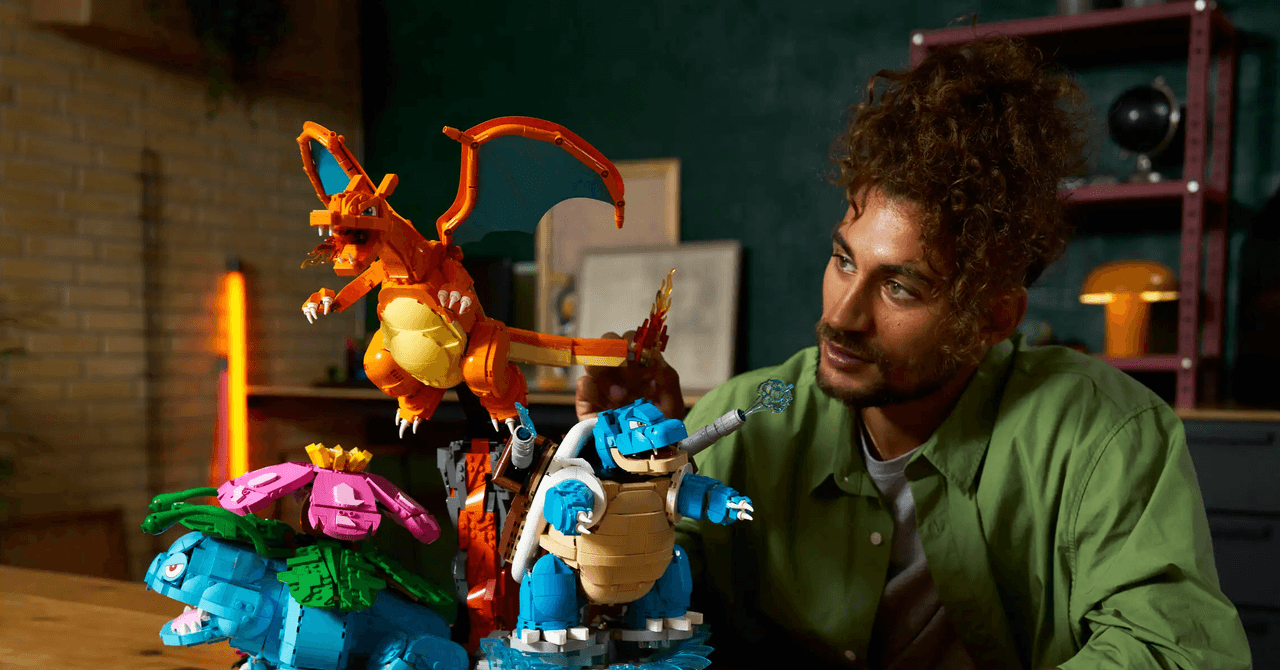 A linha Lego Pokémon mostra que os brinquedos agora são apenas para adultos ricos
