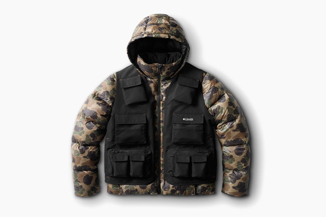 Columbia inverte o roteiro em jaquetas 3 em 1 com um colete híbrido Dually Mountain Outerchange CSC1938 inspirado na herança