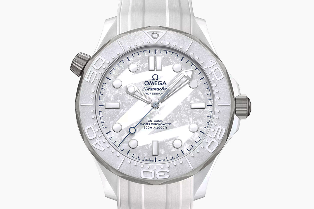 Omega homenageia os Jogos Milano Cortina com um Seamaster Diver 300M de cerâmica branca