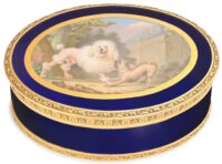 Caixa de rapé de Sèvres com animais de estimação reais da princesa francesa comprada para Versalhes – The History Blog