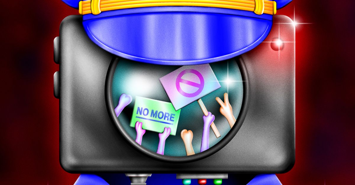 Como os manifestantes se tornaram conteúdo para a polícia