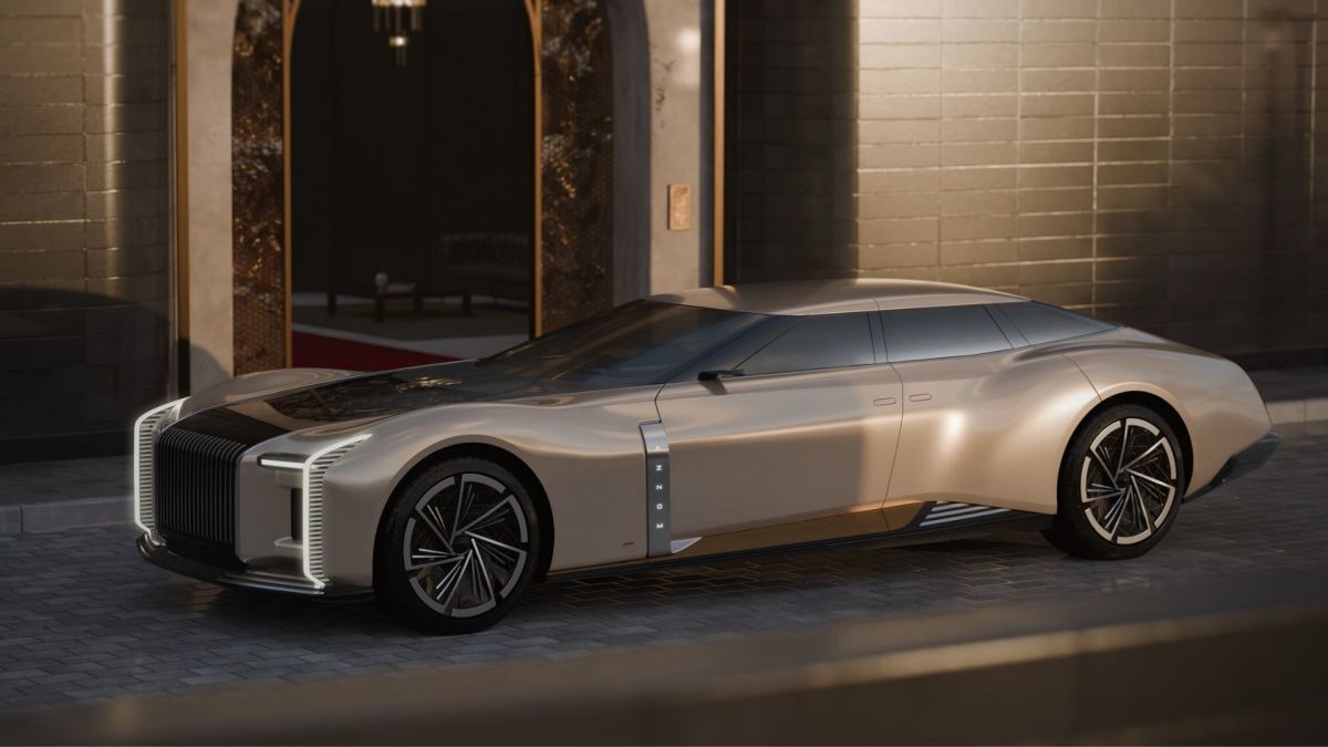 Esta limusine elétrica de 26 pés faz um Rolls-Royce parecer pequeno