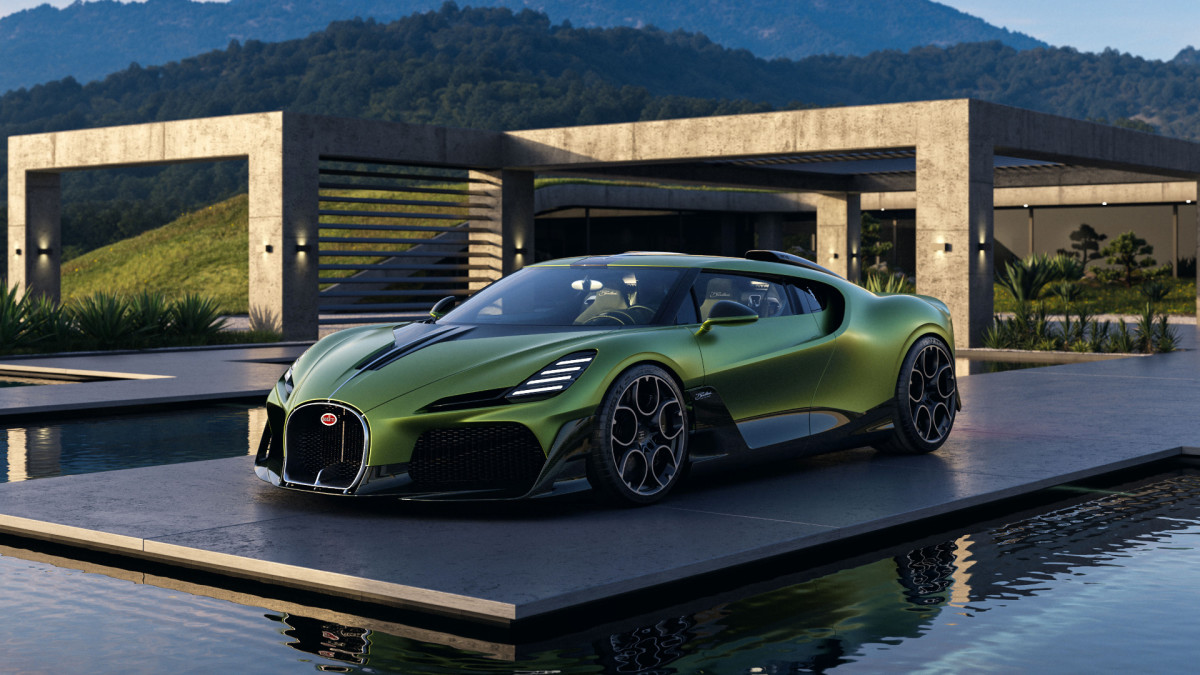 O lançamento único de US$ 20 milhões da Bugatti estreia na próxima semana – e achamos que sabemos o que é