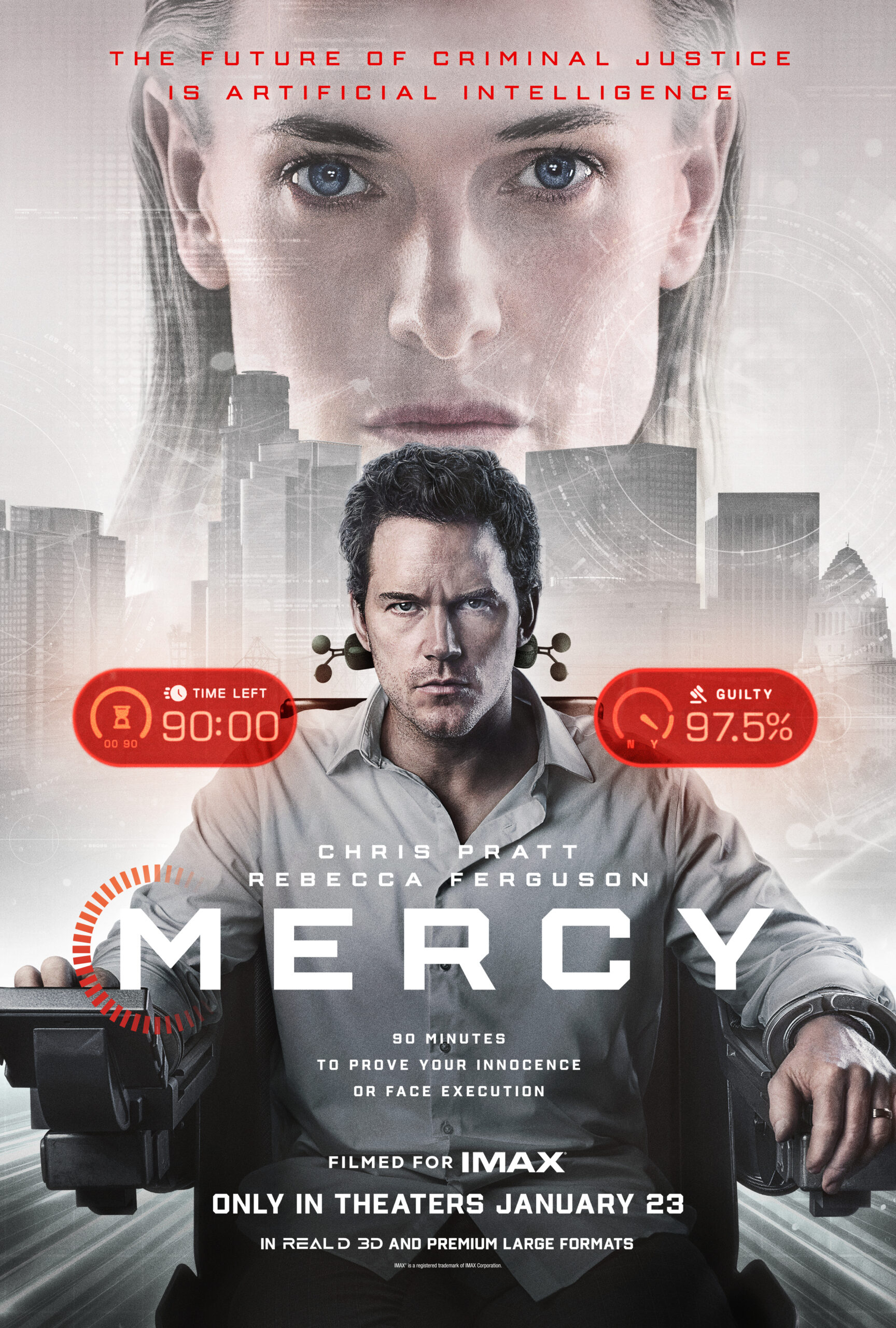 Crítica do filme: “Mercy” – O que acontece quando a inteligência artificial se torna o juiz?