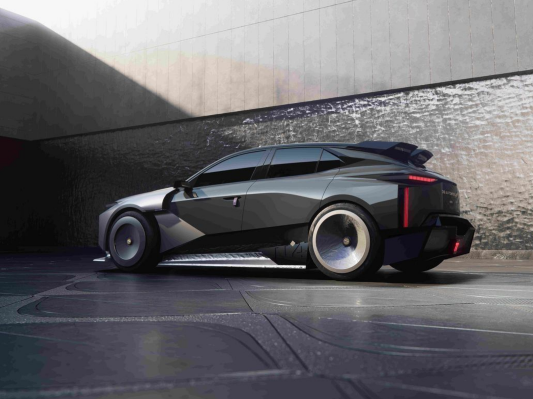 Este conceito de carro de luxo parece ter saído direto de um videogame