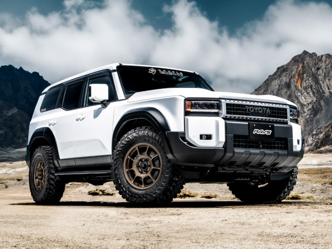RAYS acaba de construir uma roda off-road forjada para o novo Land Cruiser