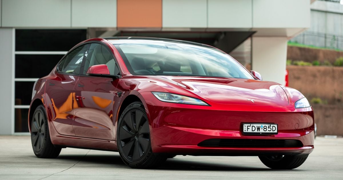 A atualização do Tesla Model 3 vazou antes da chegada à Austrália