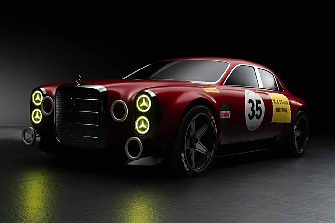 O ex-designer da Mercedes, Gorden Wagener, reimaginou o Red Pig 1971 como um conceito para 2026