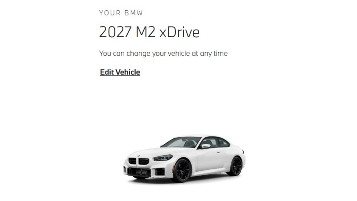 BMW anuncia acidentalmente todos os novos carros 2027, incluindo AWD M2