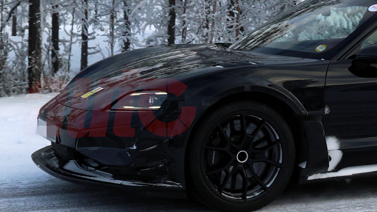 Protótipo Widebody do Porsche Taycan espiado com GT3 RS – Style Aero