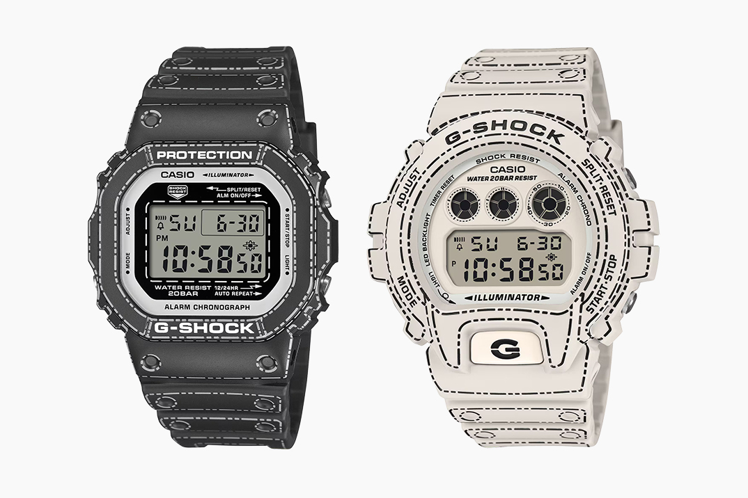 Os 5600 e 6900 inspirados em origami do G-SHOCK apresentam caixas texturizadas que parecem papel dobrado