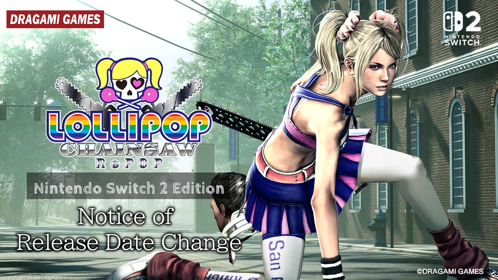 Lollipop Chainsaw RePOP – Nintendo Switch 2 Edition adiado para data não anunciada