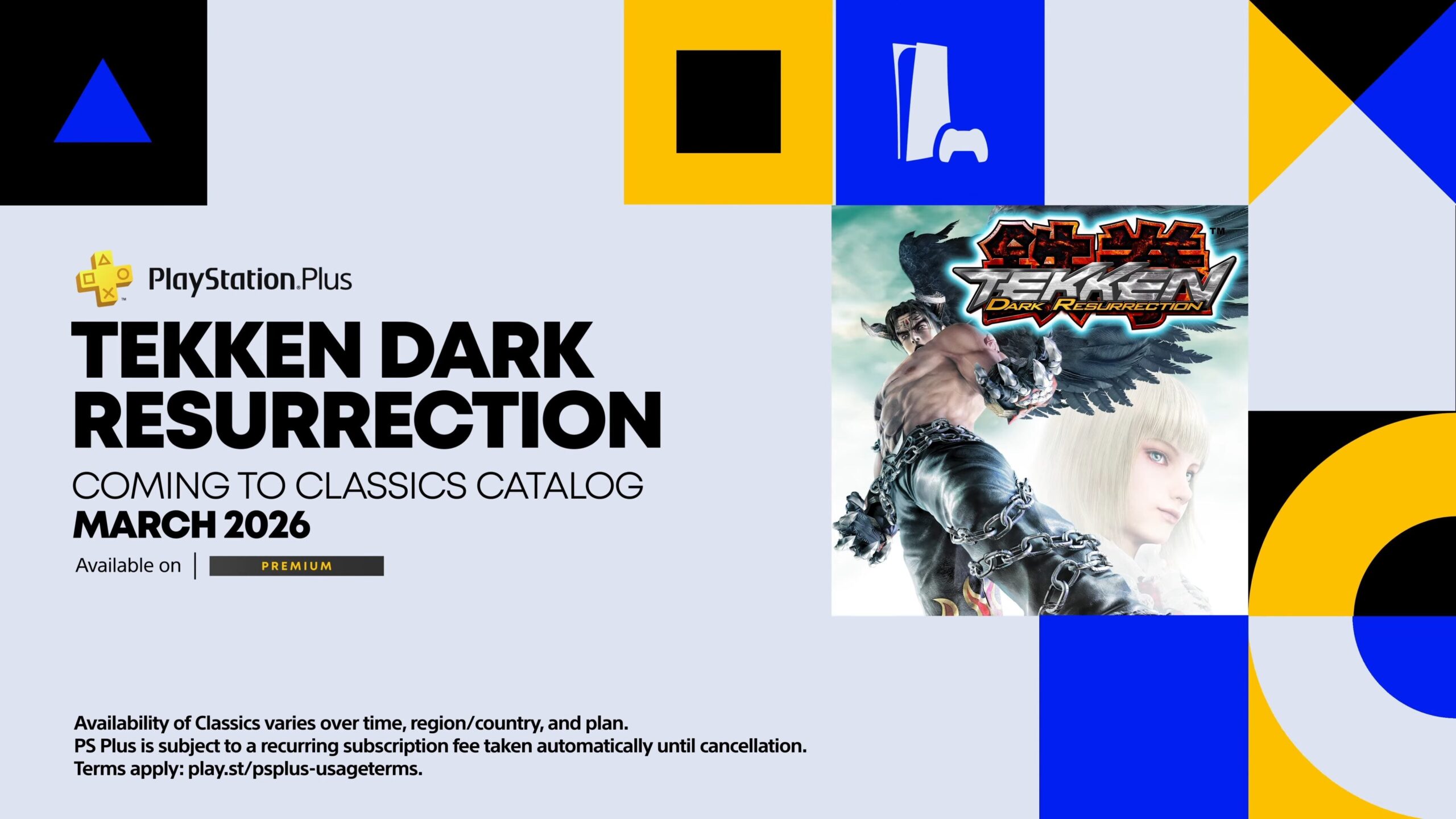 Catálogo de clássicos do PlayStation Plus adicionará Tekken: Dark Resurrection em março, Time Crisis em maio