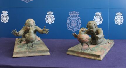 Espanha captura crianças de bronze capturando perdizes – The History Blog