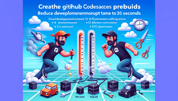 Pré-construções de codespaces do GitHub: reduzindo a aceleração do ambiente de desenvolvimento de 8 minutos para 30 segundos