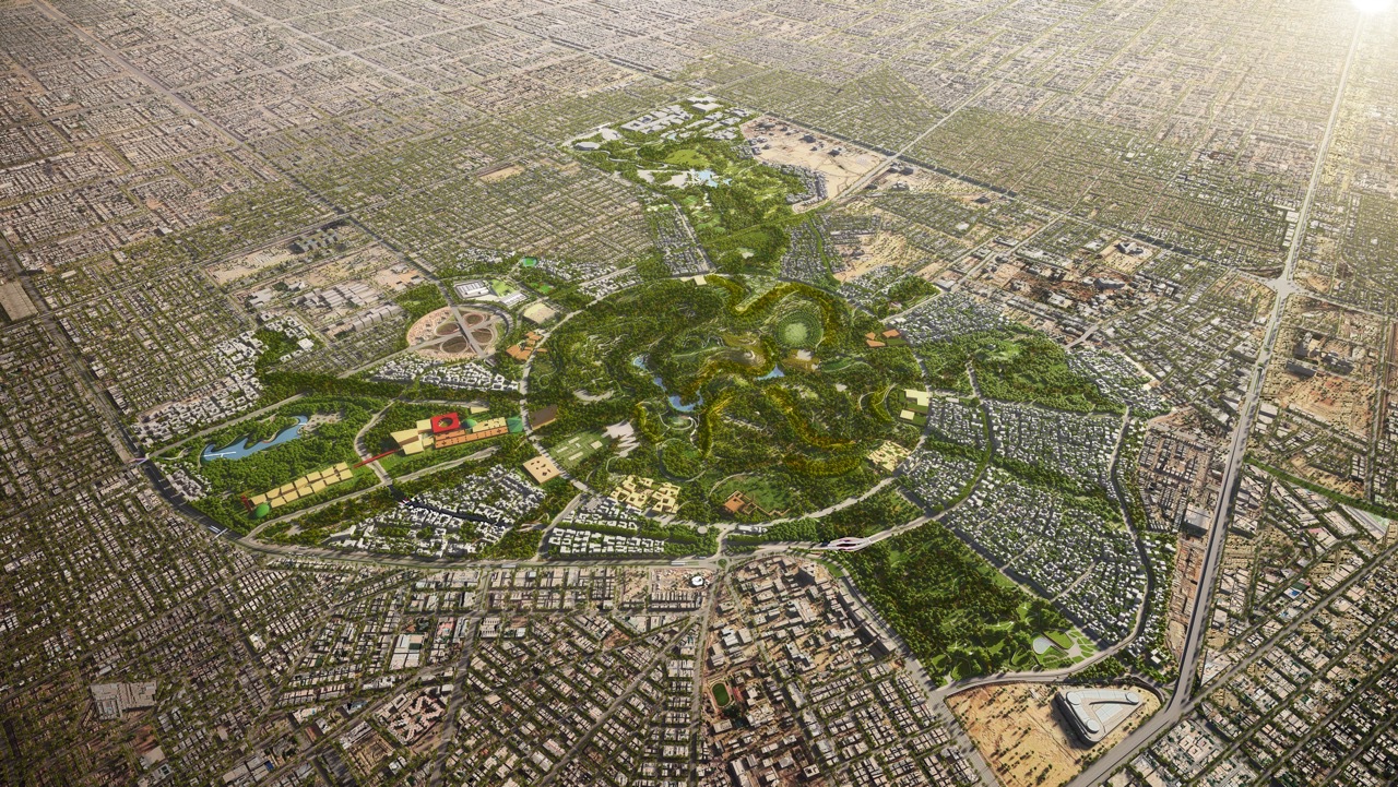 King Salman Park avança em direção à inauguração de 2026 na antiga base aérea de Riad