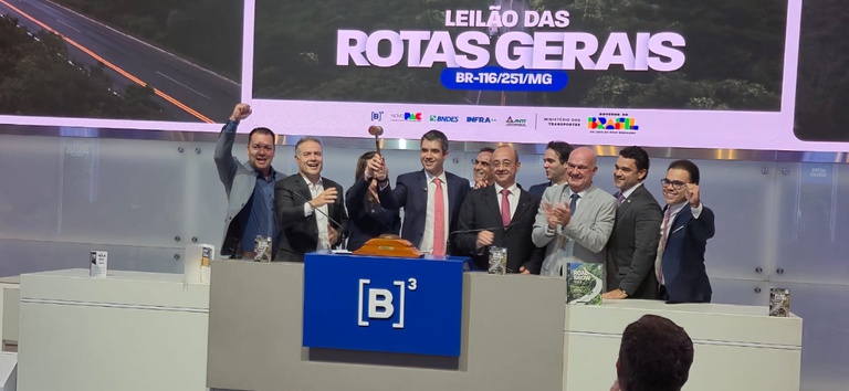 Ecorodovias vence primeiro leilão rodoviário federal de 2026 com 19% de desconto e assume 735 km em Minas Gerais — Agência Nacional de Transportes Terrestres