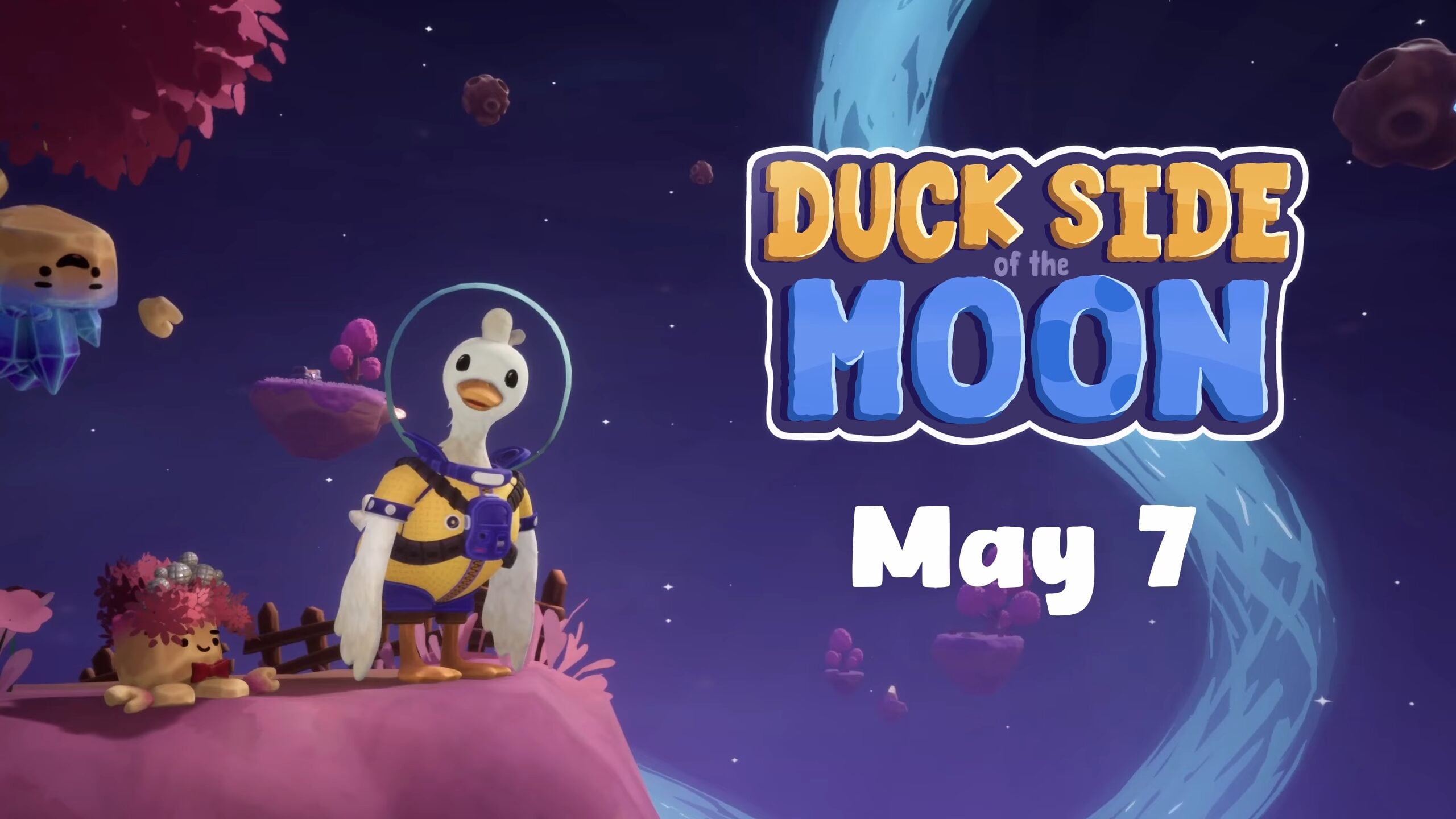 O aconchegante jogo de aventura Duck Side of the Moon será lançado em 7 de maio para Switch e PC
