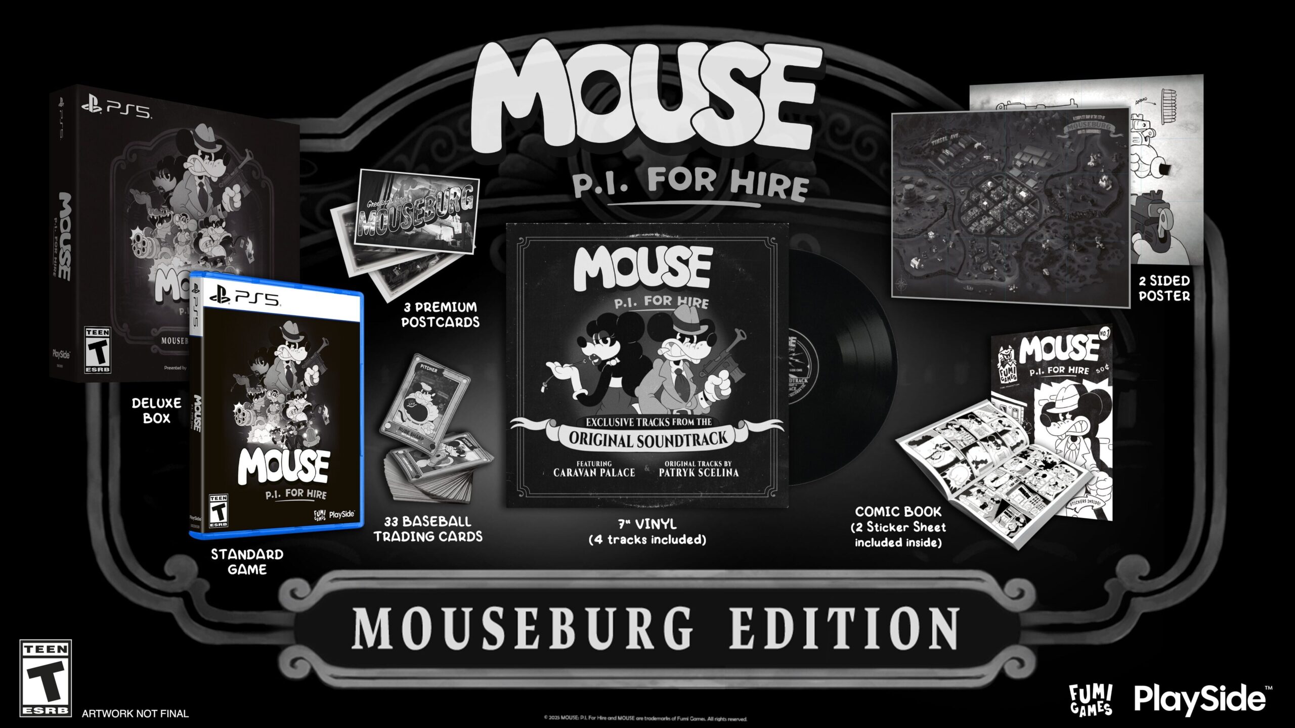 MOUSE: PI for Hire edições físicas e digitais anunciadas