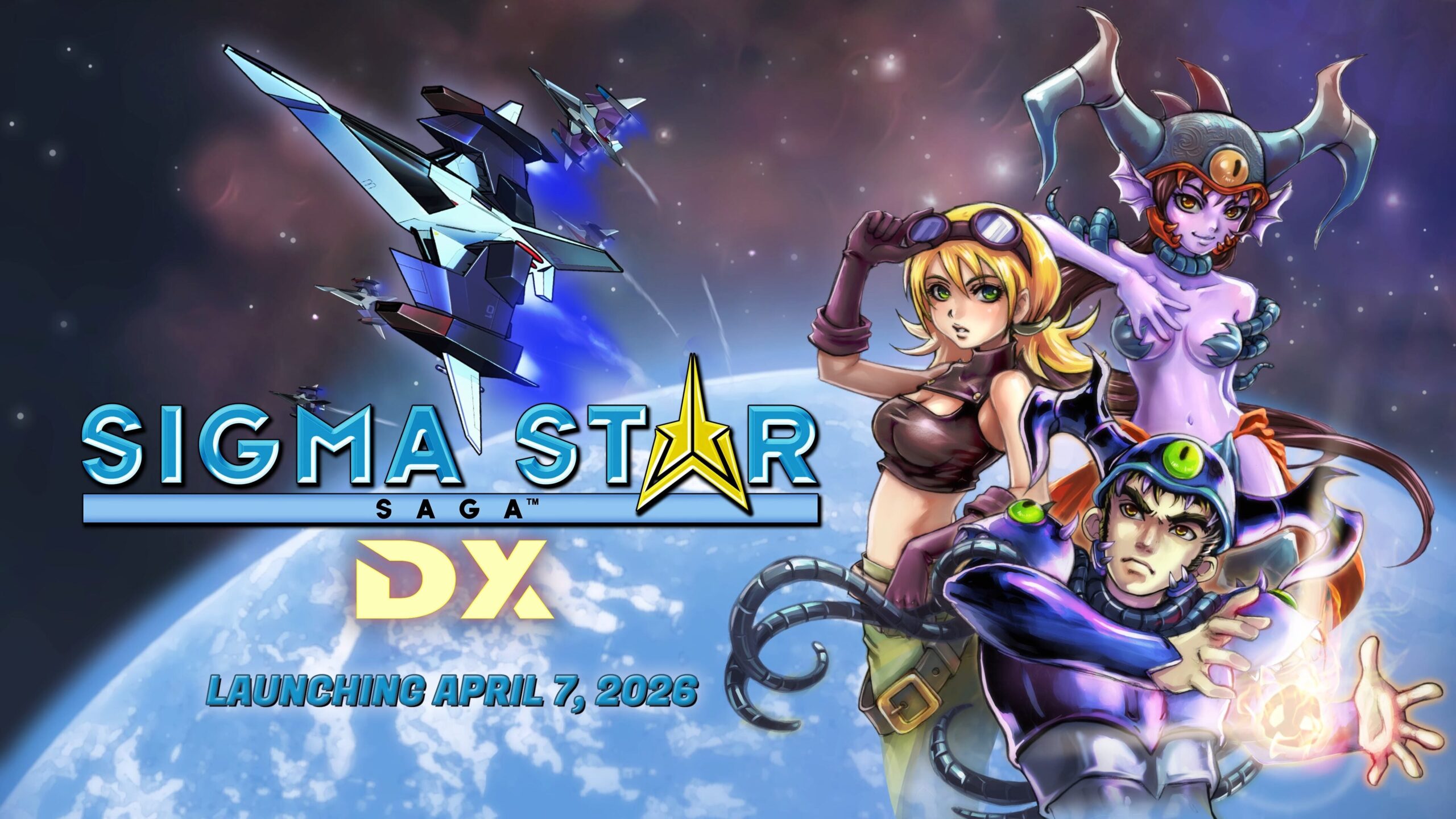 Sigma Star Saga DX será lançado em 7 de abril
