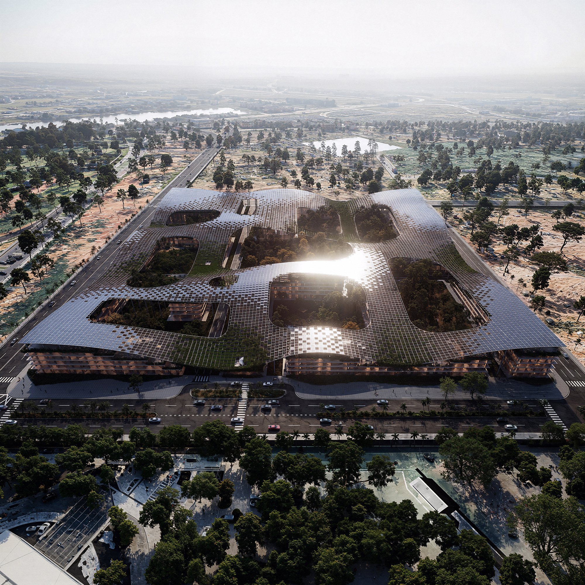 Architects Office Designs World Trade Center Biotic Mixed-Use Complex in Brasília’s Parque Tecnológico