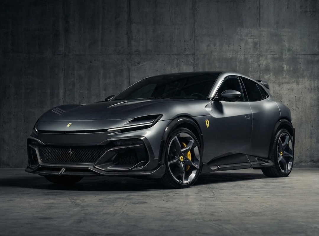 Ferrari Purosangue parece quente com chuveiro sutil de fibra de carbono