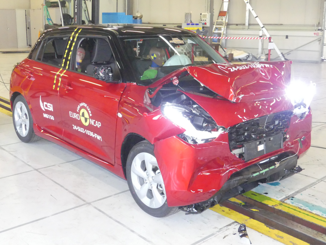 Suzuki Swift retirado da venda após classificação de uma estrela no teste de colisão