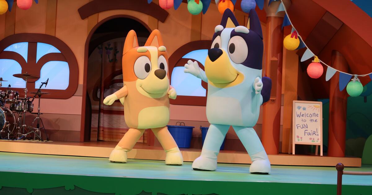 A experiência ‘Bluey’ é inaugurada na Disneylândia. É assim que é