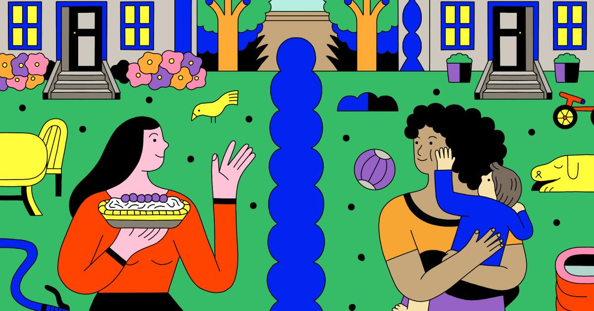 Conte-nos sobre o vizinho melhor e mais amigável que você já teve