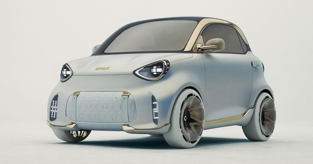 Smart retorna às suas raízes com minúsculo EV de dois lugares