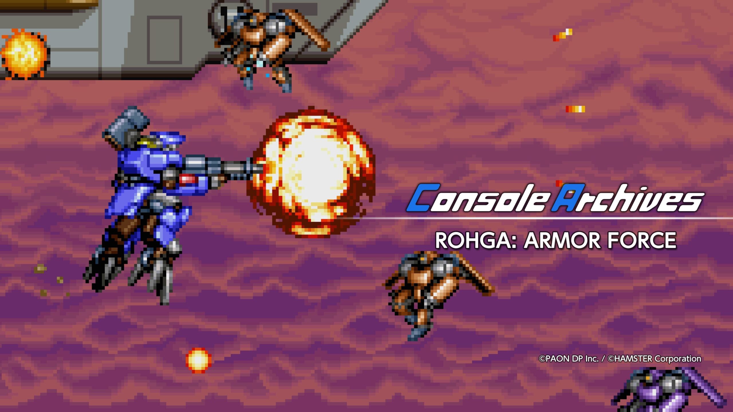 Arquivos do console Rohga: Armor Force será lançado em 30 de abril