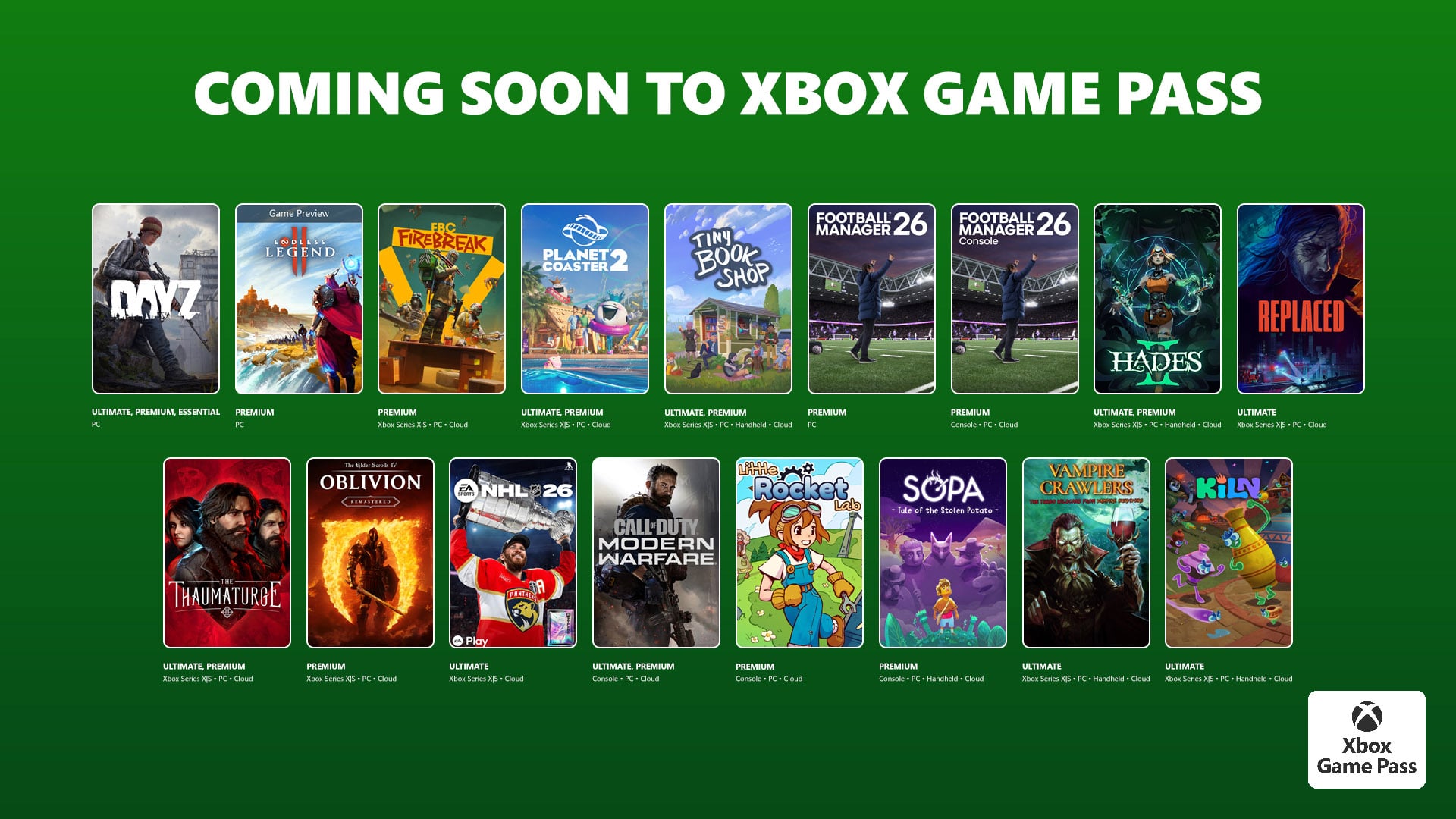 Game Pass adiciona Kiln, Hades II, Vampire Crawlers: The Turbo Wildcard de Vampire Survivors e muito mais em abril
