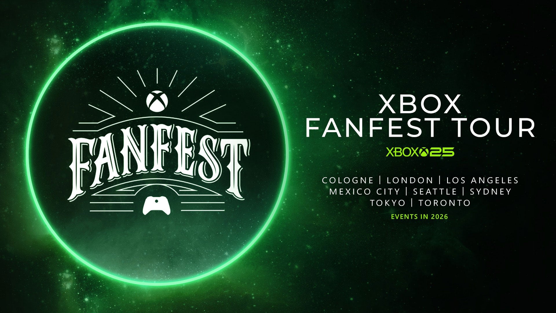 Xbox FanFest Tour 2026 anunciada