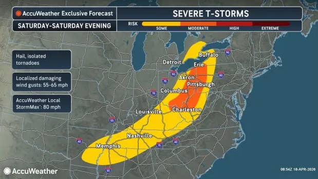 Aviso de tempestade de inverno: queda de 50 graus traz 9 polegadas de neve para a I-70 enquanto ventos de 60 MPH e risco de tornado ameaçam Buffalo, Rochester e oeste de Nova York