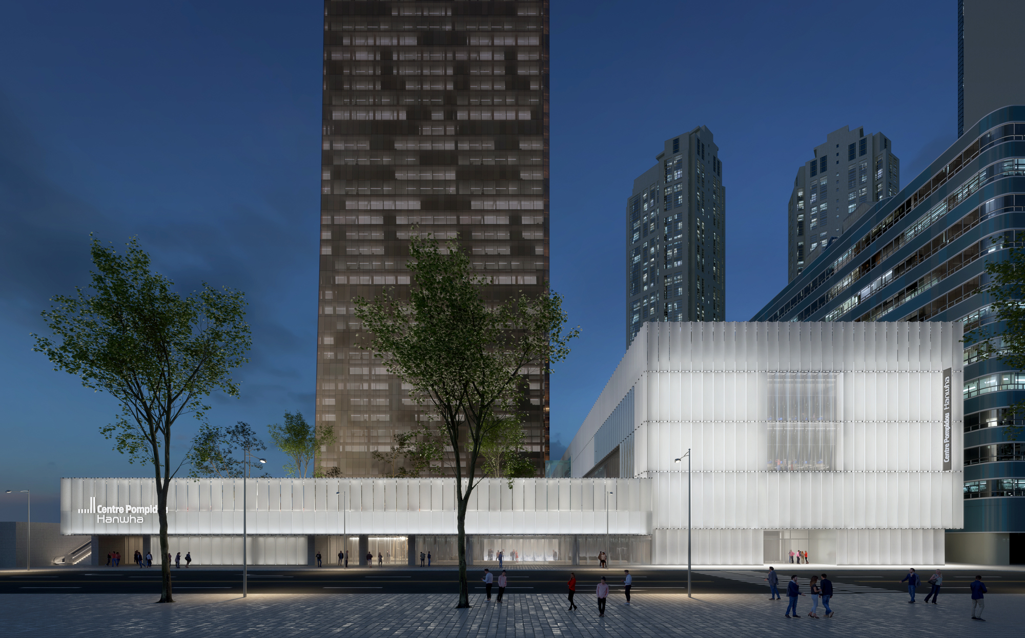 Centro Pompidou se expande para Seul com o novo Centro Hanwha projetado por Wilmotte & Associés