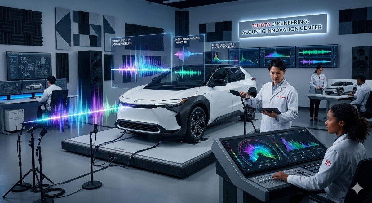 Toyota reinventa o som de direção para a era elétrica