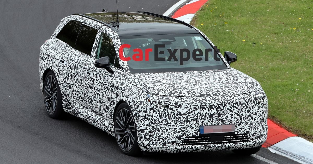 Lexus enfrentando Cadillac, Volvo rivaliza com testes de espionagem de SUV elétrico de luxo de três fileiras