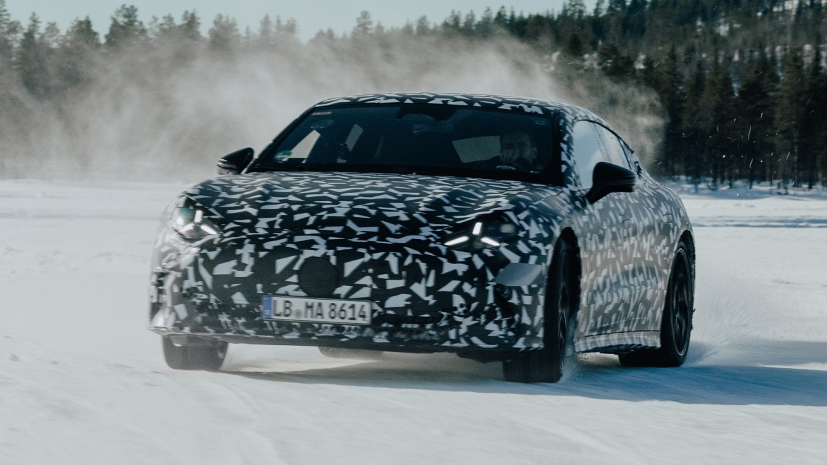 O super sedã elétrico da Mercedes-AMG tem som V8 falso e mais de 1.300 HP