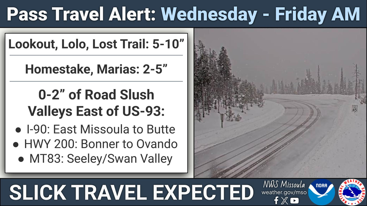 Aviso de tempestade de inverno: até 24 polegadas de neve e rajadas de 55 MPH ameaçam I-90, Teton Pass e Togwotee Pass em Wyoming e Montana até sexta-feira