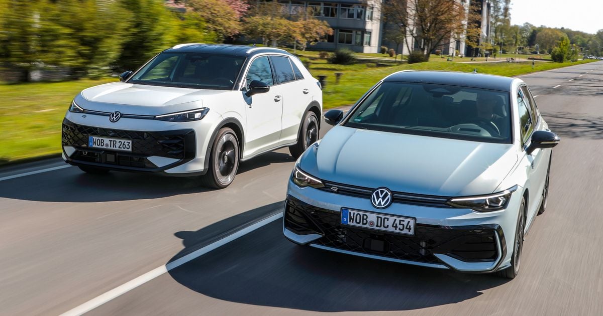 2026 Volkswagen Golf e T-Roc Hybrid revelados, planos australianos pouco claros