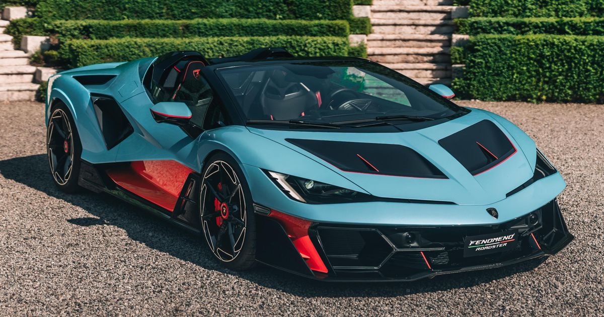Lamborghini Fenomeno Roadster: revelado o modelo conversível mais rápido de todos os tempos da marca