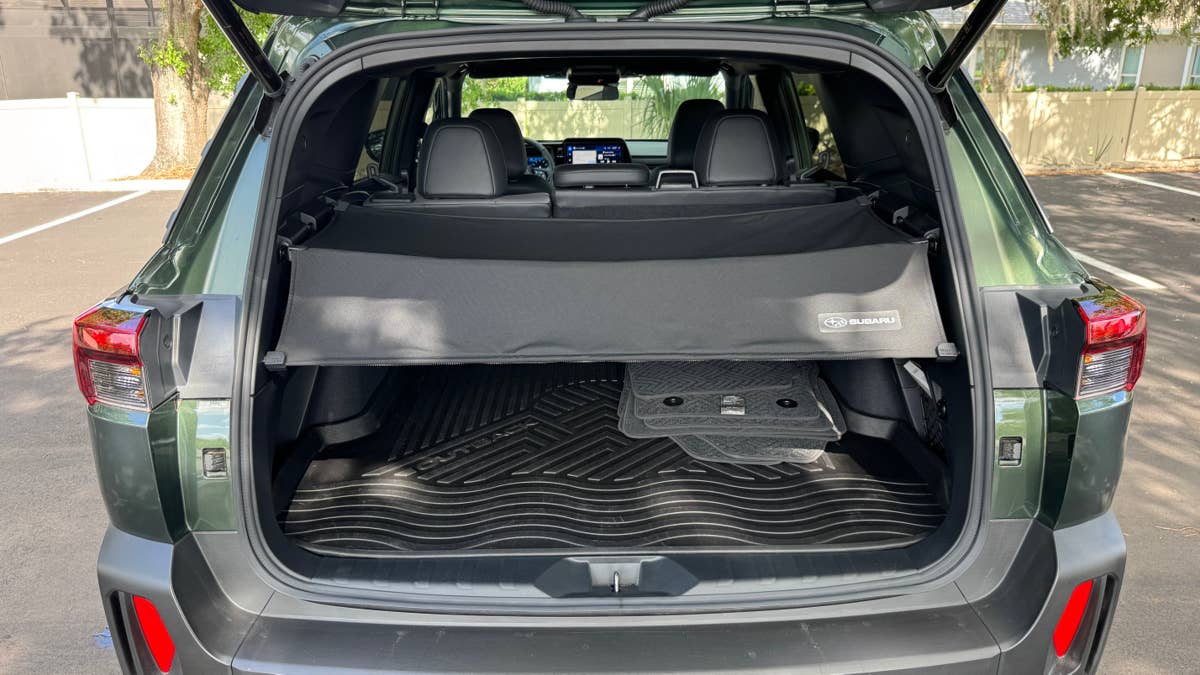 2026 Subaru Outback tem uma cobertura de carga que faz muito mais do que esconder bagagem