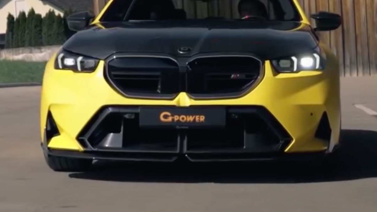 O novo e pesado M5 acaba de receber uma atualização de 1.000 HP